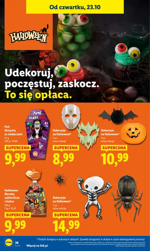Lidl - gazetka promocyjna Oferta od czwartku od czwartku 23.10 do soboty 25.10 - strona 44
