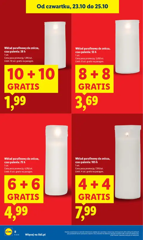 Lidl - gazetka promocyjna Oferta od czwartku od czwartku 23.10 do soboty 25.10 - strona 8
