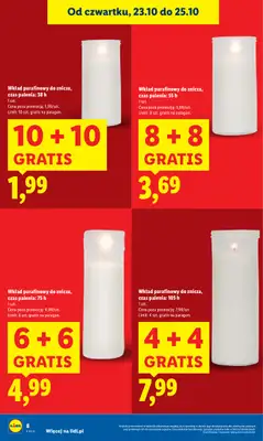 Lidl - gazetka promocyjna Oferta od czwartku od czwartku 23.10 do soboty 25.10 - strona 8 Lidl - gazetka promocyjna Oferta od czwartku od czwartku 23.10 do soboty 25.10 - strona 8