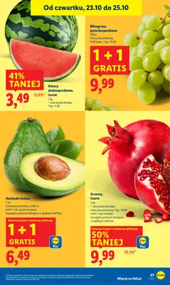 Lidl - gazetka promocyjna Oferta od czwartku od czwartku 23.10 do soboty 25.10 - strona 33 Lidl - gazetka promocyjna Oferta od czwartku od czwartku 23.10 do soboty 25.10 - strona 33