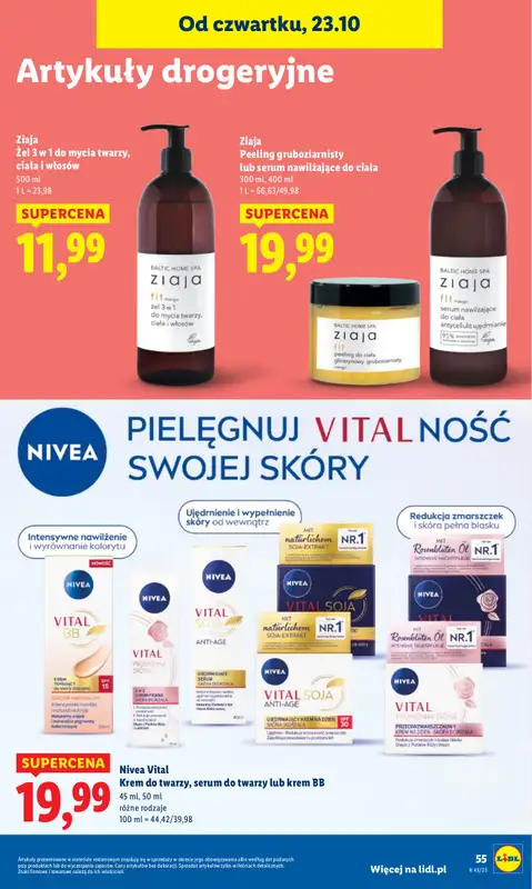 Lidl - gazetka promocyjna Oferta od czwartku od czwartku 23.10 do soboty 25.10 - strona 63