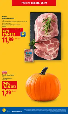Lidl - gazetka promocyjna Oferta od czwartku od czwartku 23.10 do soboty 25.10 - strona 2 Lidl - gazetka promocyjna Oferta od czwartku od czwartku 23.10 do soboty 25.10 - strona 2