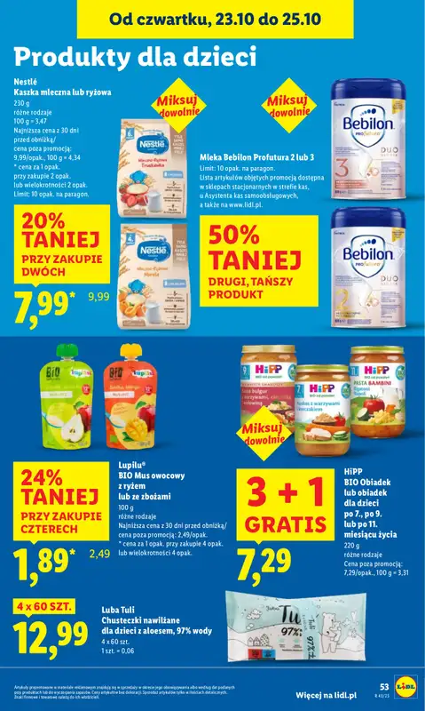 Lidl - gazetka promocyjna Oferta od czwartku od czwartku 23.10 do soboty 25.10 - strona 61