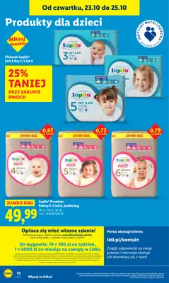 Lidl - gazetka promocyjna Oferta od czwartku od czwartku 23.10 do soboty 25.10 - strona 60 Lidl - gazetka promocyjna Oferta od czwartku od czwartku 23.10 do soboty 25.10 - strona 60