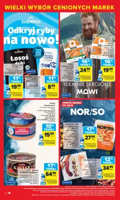 Carrefour - gazetka promocyjna Gazetka Markowe okazje cenowe od poniedziałku od poniedziałku 27.10 do soboty 08.11 - strona 4 Carrefour - gazetka promocyjna Gazetka Markowe okazje cenowe od poniedziałku od poniedziałku 27.10 do soboty 08.11 - strona 4