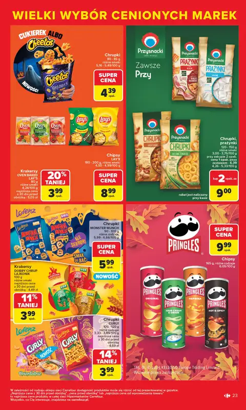 Carrefour - gazetka promocyjna Gazetka Markowe okazje cenowe od poniedziałku od poniedziałku 27.10 do soboty 08.11 - strona 25