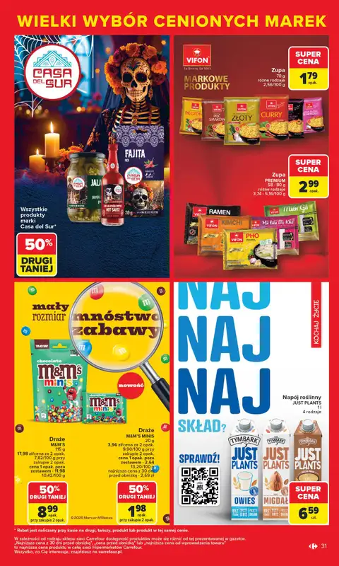 Carrefour - gazetka promocyjna Gazetka Markowe okazje cenowe od poniedziałku od poniedziałku 27.10 do soboty 08.11 - strona 33