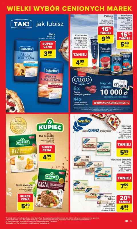 Carrefour - gazetka promocyjna Gazetka Markowe okazje cenowe od poniedziałku od poniedziałku 27.10 do soboty 08.11 - strona 29