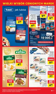 Carrefour - gazetka promocyjna Gazetka Markowe okazje cenowe od poniedziałku od poniedziałku 27.10 do soboty 08.11 - strona 29 Carrefour - gazetka promocyjna Gazetka Markowe okazje cenowe od poniedziałku od poniedziałku 27.10 do soboty 08.11 - strona 29