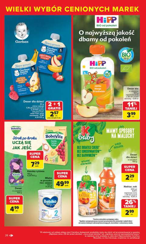 Carrefour - gazetka promocyjna Gazetka Markowe okazje cenowe od poniedzia艂ku od poniedzia艂ku 27.10 do soboty 08.11 - strona 28 Carrefour - gazetka promocyjna Gazetka Markowe okazje cenowe od poniedzia艂ku od poniedzia艂ku 27.10 do soboty 08.11 - strona 28