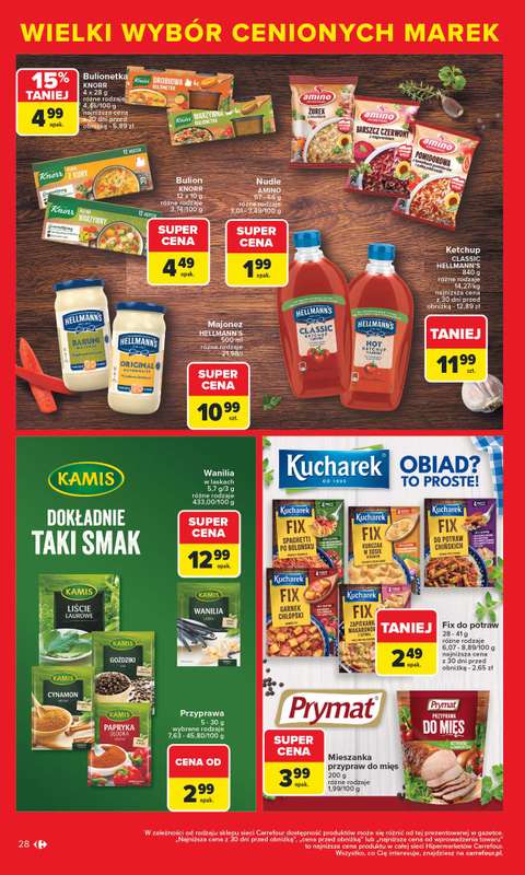 Carrefour - gazetka promocyjna Gazetka Markowe okazje cenowe od poniedziałku od poniedziałku 27.10 do soboty 08.11 - strona 30 Carrefour - gazetka promocyjna Gazetka Markowe okazje cenowe od poniedziałku od poniedziałku 27.10 do soboty 08.11 - strona 30