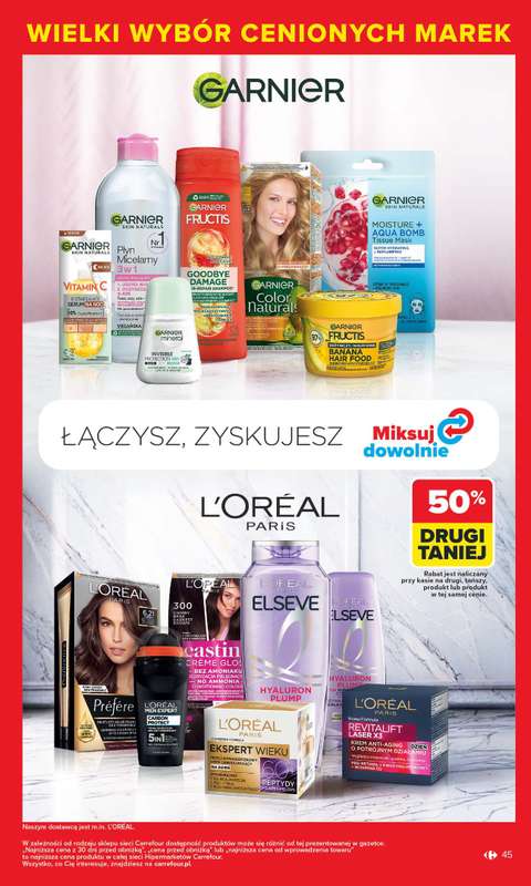Carrefour - gazetka promocyjna Gazetka Markowe okazje cenowe od poniedzia艂ku od poniedzia艂ku 27.10 do soboty 08.11 - strona 47 Carrefour - gazetka promocyjna Gazetka Markowe okazje cenowe od poniedzia艂ku od poniedzia艂ku 27.10 do soboty 08.11 - strona 47