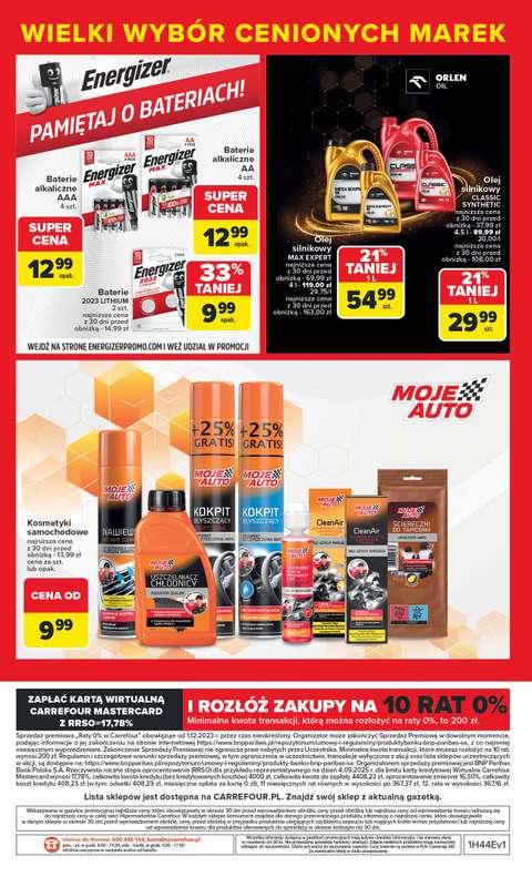 Carrefour - gazetka promocyjna Gazetka Markowe okazje cenowe od poniedziałku od poniedziałku 27.10 do soboty 08.11 - strona 60