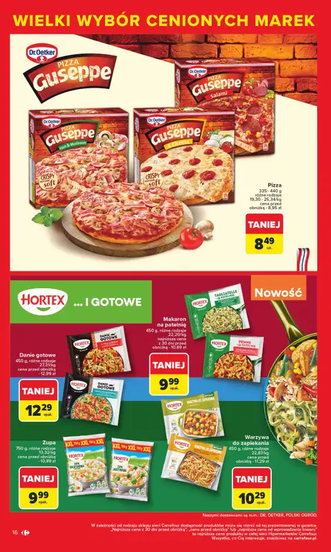 Carrefour - gazetka promocyjna Gazetka Markowe okazje cenowe od poniedziałku od poniedziałku 27.10 do soboty 08.11 - strona 18
