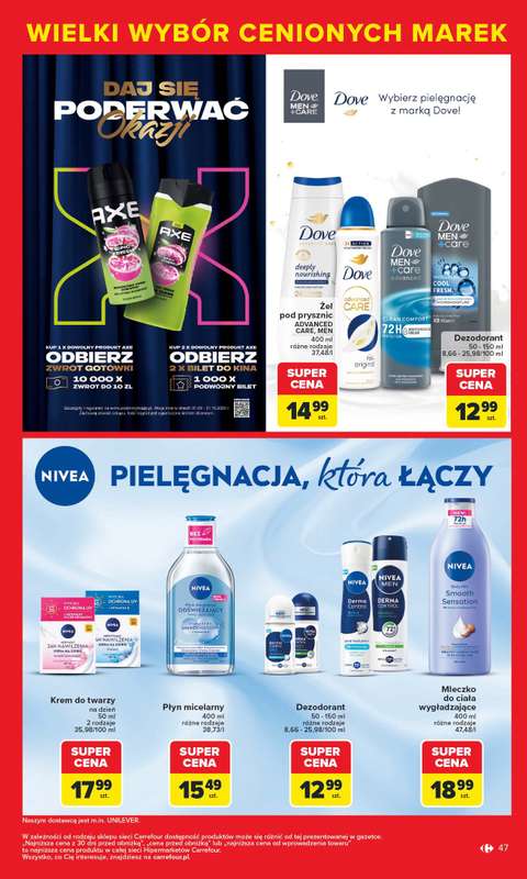 Carrefour - gazetka promocyjna Gazetka Markowe okazje cenowe od poniedzia艂ku od poniedzia艂ku 27.10 do soboty 08.11 - strona 49 Carrefour - gazetka promocyjna Gazetka Markowe okazje cenowe od poniedzia艂ku od poniedzia艂ku 27.10 do soboty 08.11 - strona 49