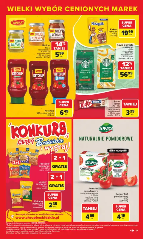 Carrefour - gazetka promocyjna Gazetka Markowe okazje cenowe od poniedziałku od poniedziałku 27.10 do soboty 08.11 - strona 21