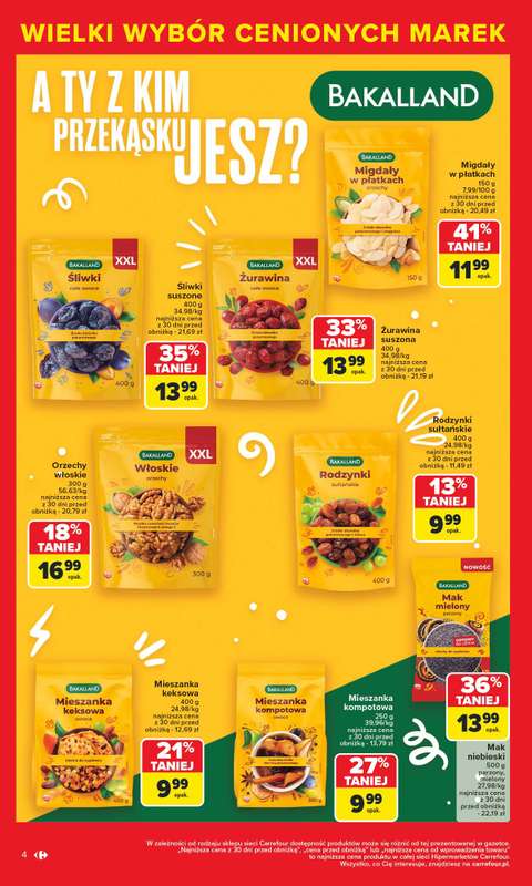 Carrefour - gazetka promocyjna Gazetka Markowe okazje cenowe od poniedzia艂ku od poniedzia艂ku 27.10 do soboty 08.11 - strona 6 Carrefour - gazetka promocyjna Gazetka Markowe okazje cenowe od poniedzia艂ku od poniedzia艂ku 27.10 do soboty 08.11 - strona 6