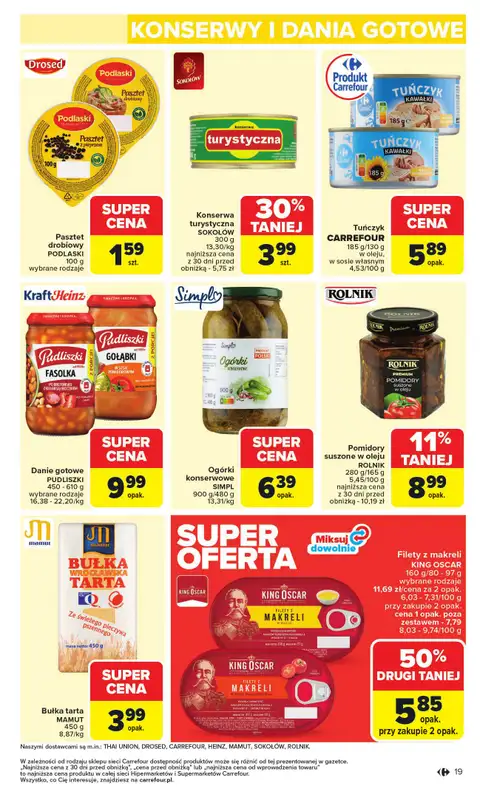 Carrefour Market - gazetka promocyjna Gazetka Carrefour Market od poniedziałku od poniedziałku 27.10 do piątku 31.10 - strona 21