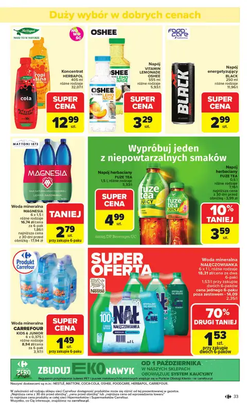 Carrefour Market - gazetka promocyjna Gazetka Carrefour Market od poniedziałku od poniedziałku 27.10 do piątku 31.10 - strona 35