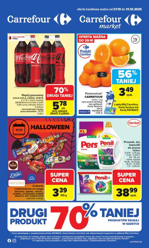 Carrefour Market - gazetka promocyjna Gazetka Carrefour Market od poniedzia艂ku od poniedzia艂ku 27.10 do pi膮tku 31.10 Carrefour Market - gazetka promocyjna Gazetka Carrefour Market od poniedzia艂ku od poniedzia艂ku 27.10 do pi膮tku 31.10