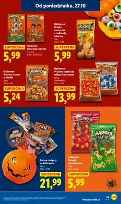 Lidl - gazetka promocyjna Oferta od poniedziałku od poniedziałku 27.10 do środy 29.10 - strona 47 Lidl - gazetka promocyjna Oferta od poniedziałku od poniedziałku 27.10 do środy 29.10 - strona 47