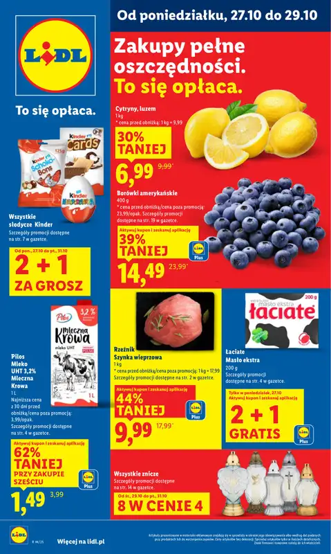 Lidl - gazetka promocyjna Oferta od poniedziałku  