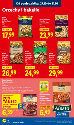 Lidl - gazetka promocyjna Oferta od poniedziałku od poniedziałku 27.10 do środy 29.10 - strona 52 Lidl - gazetka promocyjna Oferta od poniedziałku od poniedziałku 27.10 do środy 29.10 - strona 52