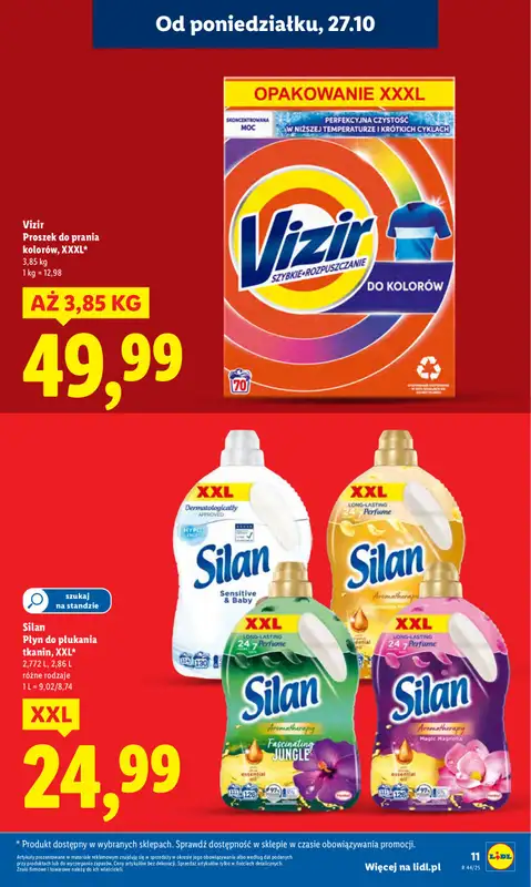 Lidl - gazetka promocyjna Oferta od poniedziałku od poniedziałku 27.10 do środy 29.10 - strona 11
