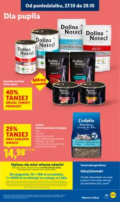 Lidl - gazetka promocyjna Oferta od poniedziałku od poniedziałku 27.10 do środy 29.10 - strona 67 Lidl - gazetka promocyjna Oferta od poniedziałku od poniedziałku 27.10 do środy 29.10 - strona 67