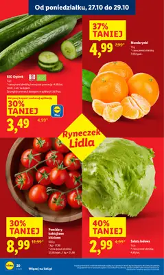 Lidl - gazetka promocyjna Oferta od poniedziałku od poniedziałku 27.10 do środy 29.10 - strona 22 Lidl - gazetka promocyjna Oferta od poniedziałku od poniedziałku 27.10 do środy 29.10 - strona 22