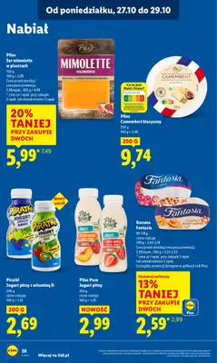 Lidl - gazetka promocyjna Oferta od poniedziałku od poniedziałku 27.10 do środy 29.10 - strona 32 Lidl - gazetka promocyjna Oferta od poniedziałku od poniedziałku 27.10 do środy 29.10 - strona 32
