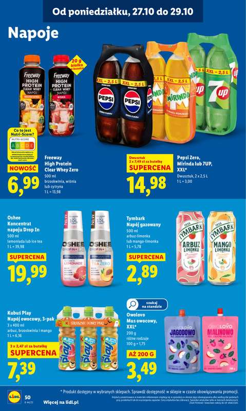 Lidl - gazetka promocyjna Oferta od poniedzia艂ku od poniedzia艂ku 27.10 do 艣rody 29.10 - strona 54 Lidl - gazetka promocyjna Oferta od poniedzia艂ku od poniedzia艂ku 27.10 do 艣rody 29.10 - strona 54