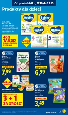 Lidl - gazetka promocyjna Oferta od poniedziałku od poniedziałku 27.10 do środy 29.10 - strona 65 Lidl - gazetka promocyjna Oferta od poniedziałku od poniedziałku 27.10 do środy 29.10 - strona 65