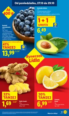 Lidl - gazetka promocyjna Oferta od poniedziałku od poniedziałku 27.10 do środy 29.10 - strona 21 Lidl - gazetka promocyjna Oferta od poniedziałku od poniedziałku 27.10 do środy 29.10 - strona 21
