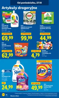 Lidl - gazetka promocyjna Oferta od poniedziałku od poniedziałku 27.10 do środy 29.10 - strona 66 Lidl - gazetka promocyjna Oferta od poniedziałku od poniedziałku 27.10 do środy 29.10 - strona 66
