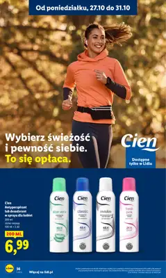 Lidl - gazetka promocyjna Oferta od poniedziałku od poniedziałku 27.10 do środy 29.10 - strona 60 Lidl - gazetka promocyjna Oferta od poniedziałku od poniedziałku 27.10 do środy 29.10 - strona 60