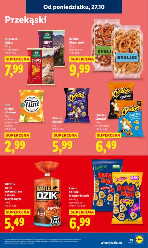 Lidl - gazetka promocyjna Oferta od poniedzia艂ku od poniedzia艂ku 27.10 do 艣rody 29.10 - strona 53 Lidl - gazetka promocyjna Oferta od poniedzia艂ku od poniedzia艂ku 27.10 do 艣rody 29.10 - strona 53