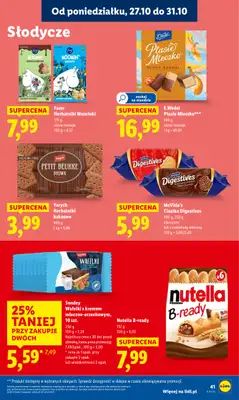 Lidl - gazetka promocyjna Oferta od poniedziałku od poniedziałku 27.10 do środy 29.10 - strona 45 Lidl - gazetka promocyjna Oferta od poniedziałku od poniedziałku 27.10 do środy 29.10 - strona 45