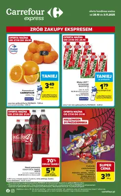 Carrefour Express - gazetka promocyjna Gazetka Express od wtorku 28.10 do poniedziałku 03.11 Carrefour Express - gazetka promocyjna Gazetka Express od wtorku 28.10 do poniedziałku 03.11