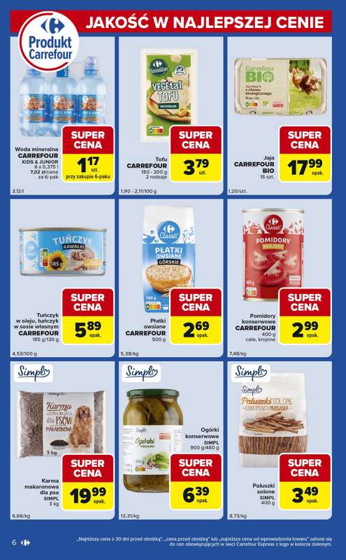 Carrefour Express - gazetka promocyjna Gazetka Express od wtorku 28.10 do poniedzia艂ku 03.11 - strona 6 Carrefour Express - gazetka promocyjna Gazetka Express od wtorku 28.10 do poniedzia艂ku 03.11 - strona 6