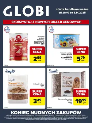 Globi - gazetka promocyjna Gazetka Globi od wtorku 28.10 do poniedziałku 03.11 - strona 2 Globi - gazetka promocyjna Gazetka Globi od wtorku 28.10 do poniedziałku 03.11 - strona 2