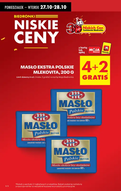 Biedronka - gazetka promocyjna Od poniedziałku   - strona 2