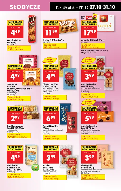 Biedronka - gazetka promocyjna Od poniedziałku od poniedziałku 27.10 do piątku 31.10 - strona 59