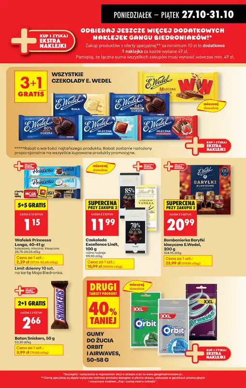 Biedronka - gazetka promocyjna Od poniedziałku od poniedziałku 27.10 do piątku 31.10 - strona 47