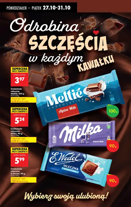 Biedronka - gazetka promocyjna Od poniedziałku, Z ladą tradycyjną od poniedziałku 27.10 do piątku 31.10 - strona 63