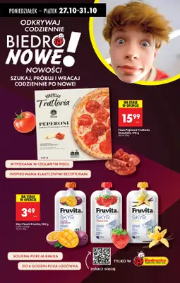 Biedronka - gazetka promocyjna Od poniedziałku, Z ladą tradycyjną od poniedziałku 27.10 do piątku 31.10 - strona 40 Biedronka - gazetka promocyjna Od poniedziałku, Z ladą tradycyjną od poniedziałku 27.10 do piątku 31.10 - strona 40