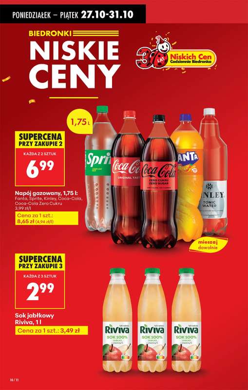 Biedronka - gazetka promocyjna Od poniedzia艂ku, Z lad膮 tradycyjn膮 od poniedzia艂ku 27.10 do pi膮tku 31.10 - strona 12 Biedronka - gazetka promocyjna Od poniedzia艂ku, Z lad膮 tradycyjn膮 od poniedzia艂ku 27.10 do pi膮tku 31.10 - strona 12