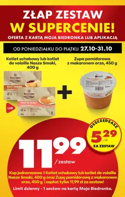Biedronka - gazetka promocyjna Od poniedziałku, Z ladą tradycyjną od poniedziałku 27.10 do piątku 31.10 - strona 89 Biedronka - gazetka promocyjna Od poniedziałku, Z ladą tradycyjną od poniedziałku 27.10 do piątku 31.10 - strona 89