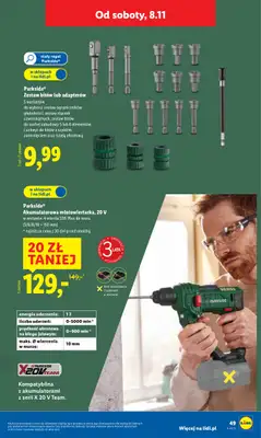 Lidl - gazetka promocyjna Katalog od poniedziałku 03.11 do piątku 07.11 - strona 53 Lidl - gazetka promocyjna Katalog od poniedziałku 03.11 do piątku 07.11 - strona 53