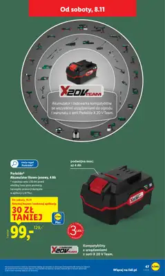 Lidl - gazetka promocyjna Katalog od poniedziałku 03.11 do piątku 07.11 - strona 51 Lidl - gazetka promocyjna Katalog od poniedziałku 03.11 do piątku 07.11 - strona 51